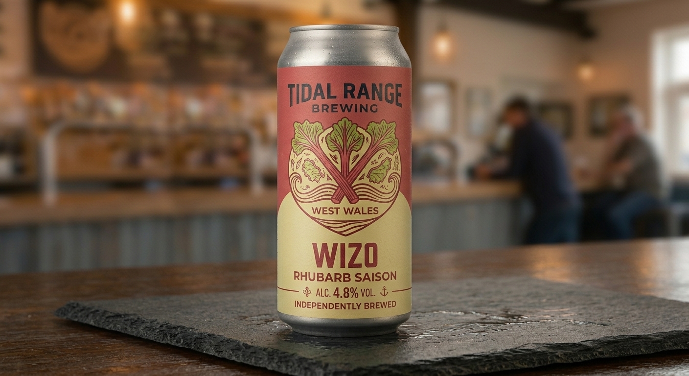 Wizo Rhubarb Saison can